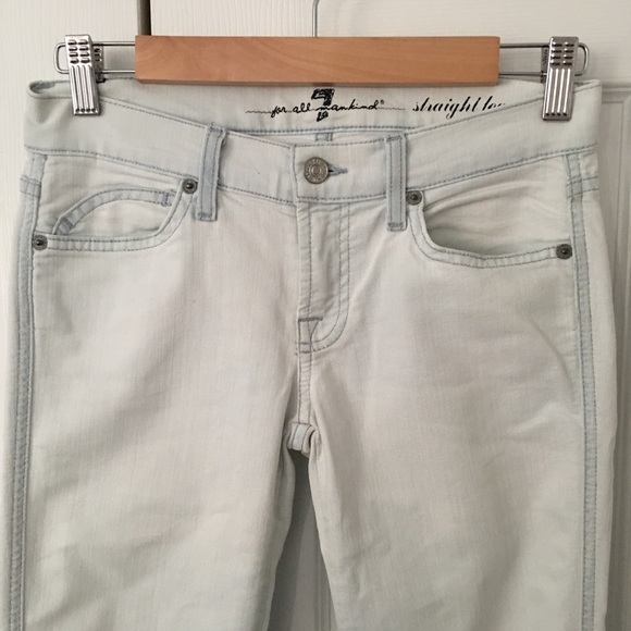 7 For All Mankind Straight Leg Low Rise - Picture 4 of 6